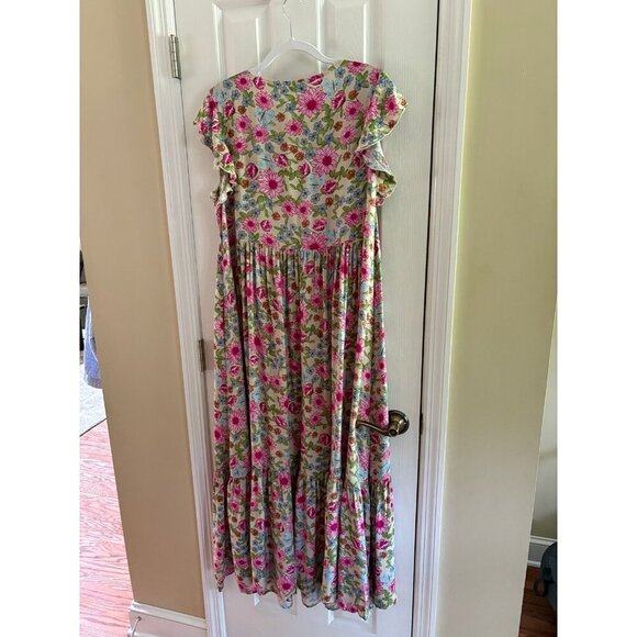 Bloomchic Floral Maxi Dress NEW Size 12 - Picture 3 of 3
